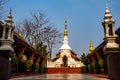 Wat Phra That Doi Phra Chan On A Mountain In Mae Tha District