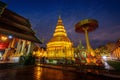 Wat Phra That Hariphunchai temple in Lamphun, Thailand