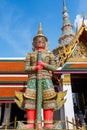 Wat Phra Kaeo,Bangkok-Grand Palace & Temple of the Emerald Buddha or Wat Phra Kaeo in Bangkok, Thailand Royalty Free Stock Photo