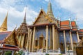 Wat Phra Kaeo,Bangkok-Grand Palace & Temple of the Emerald Buddha or Wat Phra Kaeo in Bangkok, Thailand Royalty Free Stock Photo