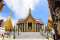 Wat Phra Kaeo or temple of the Emerald buddha Royalty Free Stock Photo