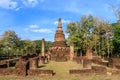 Wat Phra Kaeo temple in Kamphaeng Phet Historical Park, UNESCO World Heritage site