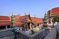 Wat Phra Kaew Museum (Royal grand palace) in Bangkok Royalty Free Stock Photo