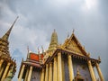 Wat phra kaew temple at bangkok city Thailand.Wat Phrakeaw Temple is the main Temple of bangkok