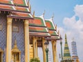 Wat phra kaew temple at bangkok city Thailand.Wat Phrakeaw Temple is the main Temple of bangkok