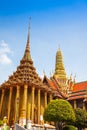 Wat Phra Kaew Temple of the Emerald Buddha, Bangkok Thailand.