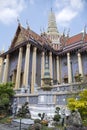 Wat Phra Kaew or the Temple of the Emerald Buddha inside Grand Palace, Bangkok Royalty Free Stock Photo