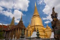 Wat Phra Kaew, Temple of the Emerald Buddha Wat Phra Kaew is one of Bangkok`s most famous tourist sites  at Bangkok, Thailand Royalty Free Stock Photo