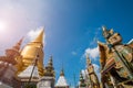 Wat Phra Keow. The royal temple in Bangkok, Thailand is located