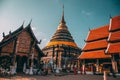 Wat Phra That Lampang Luang in Lampang in Lampang Province, Thailand.