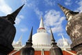 Wat Phra Mahathat temple, Nakhon Si Thammarat, Thailand Royalty Free Stock Photo