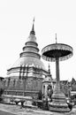 Wat Phra That Mon Haripunchai Royalty Free Stock Photo