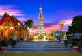 Wat Phra That Phanom Woramahawihan The old temple was prosperous in the Nakhon Phanom Province,Thailand