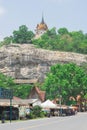 Wat phra phuttha chai Saraburi,The temple on the top of the mountain