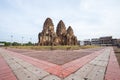 Wat Phra Prang Sam Yot, ancient architecture in Lop Buri Province in Thailand Royalty Free Stock Photo