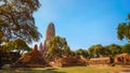 Wat Phra Ram Temple in Ayuthaya Historical Park, Thailand Royalty Free Stock Photo