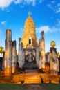 Wat Phra Si Rattana Mahathat - Chaliang at Si Satchanalai Historical Park, a UNESCO World Heritage Site in Sukhothai, Thailand Royalty Free Stock Photo