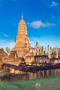 Wat Phra Si Rattana Mahathat - Chaliang at Si Satchanalai Historical Park, a UNESCO World Heritage Site in Sukhothai, Thailand Royalty Free Stock Photo