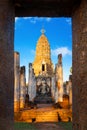 Wat Phra Si Rattana Mahathat - Chaliang at Si Satchanalai Historical Park, a UNESCO World Heritage Site in Sukhothai, Thailand Royalty Free Stock Photo