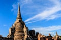 Wat Phra Si Sanphet ancient city and historical place. Located i Royalty Free Stock Photo