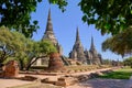 Wat Phra Si Sanphet Ayutthaya Thailand - ancient city and historical place Royalty Free Stock Photo