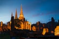 Wat Phra Si Sanphet, Ayutthaya, Thailand Royalty Free Stock Photo