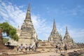 Wat Phra Si Sanphet Buddhist temple. Ayutaya