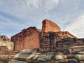 Wat Phra Si Sanphet, famous ancient city and historical place in Thailand. Royalty Free Stock Photo