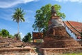 Wat Phra Si Sanphet ruins, Ayutthaya Royalty Free Stock Photo