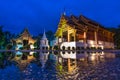 Wat Phra Sing Famous Temple of Chiang Mai, Thailan