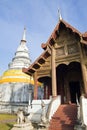 Chang Mai, Thailand Wat Phra Singh Temple Royalty Free Stock Photo