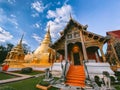 Wat Phra Singh Woramahawihan Gold Temple in Chiang Mai, Thailand