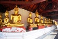 Wat Phra Sri Rattana Mahatat Woramahawihan at Phitsanulok Thailand Royalty Free Stock Photo