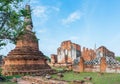 Wat Phra Sri Sanphet  at Ayutthaya province, Thailand Royalty Free Stock Photo