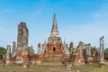 Wat Phra Sri Sanphet  at Ayutthaya province, Thailand Royalty Free Stock Photo