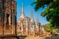 Wat Phra Sri Sanphet  at Ayutthaya province, Thailand Royalty Free Stock Photo