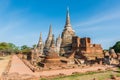 Wat Phra Sri Sanphet  at Ayutthaya province, Thailand Royalty Free Stock Photo