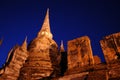 Wat Phra Sri Sanphet, Ayutthaya, Thailand Royalty Free Stock Photo