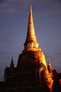 Wat Phra Sri Sanphet, Ayutthaya, Thailand Royalty Free Stock Photo