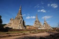 Wat Phra Sri Sanphet, Ayutthaya, Thailand Royalty Free Stock Photo