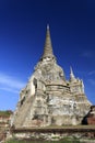 Wat Phra Sri Sanphet Temple, Ayutthaya Royalty Free Stock Photo