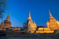 Wat Phrasisanpetch in the Ayutthaya