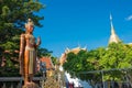 Wat Phrathat Doi Suthep in Chiang Mai, Thailand. The Temple was originally built in AD 1383 Royalty Free Stock Photo