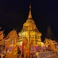 Wat Phrathat Doi Suthep, Chiangmai, Thailand. Royalty Free Stock Photo