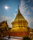 Wat Phrathat Doi Suthep Theravada Buddhist temple Chiang Mai Province Royalty Free Stock Photo