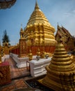 Wat Phrathat Doi Suthep Theravada Buddhist temple Chiang Mai Province Royalty Free Stock Photo