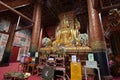 Wat Phumin has a unique cruiciform design and features four back-to-back Golden Buddha statues