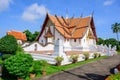 Wat Phumin Temple with blue sky background