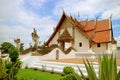 Wat Phumin Temple, which the Main Building Combines Ubosot and Wiharn Worshiping Hall and Ordination Hall, Nan, Thailand