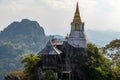 Wat Phutthabat Sutthawat, hilltop temple and stupa